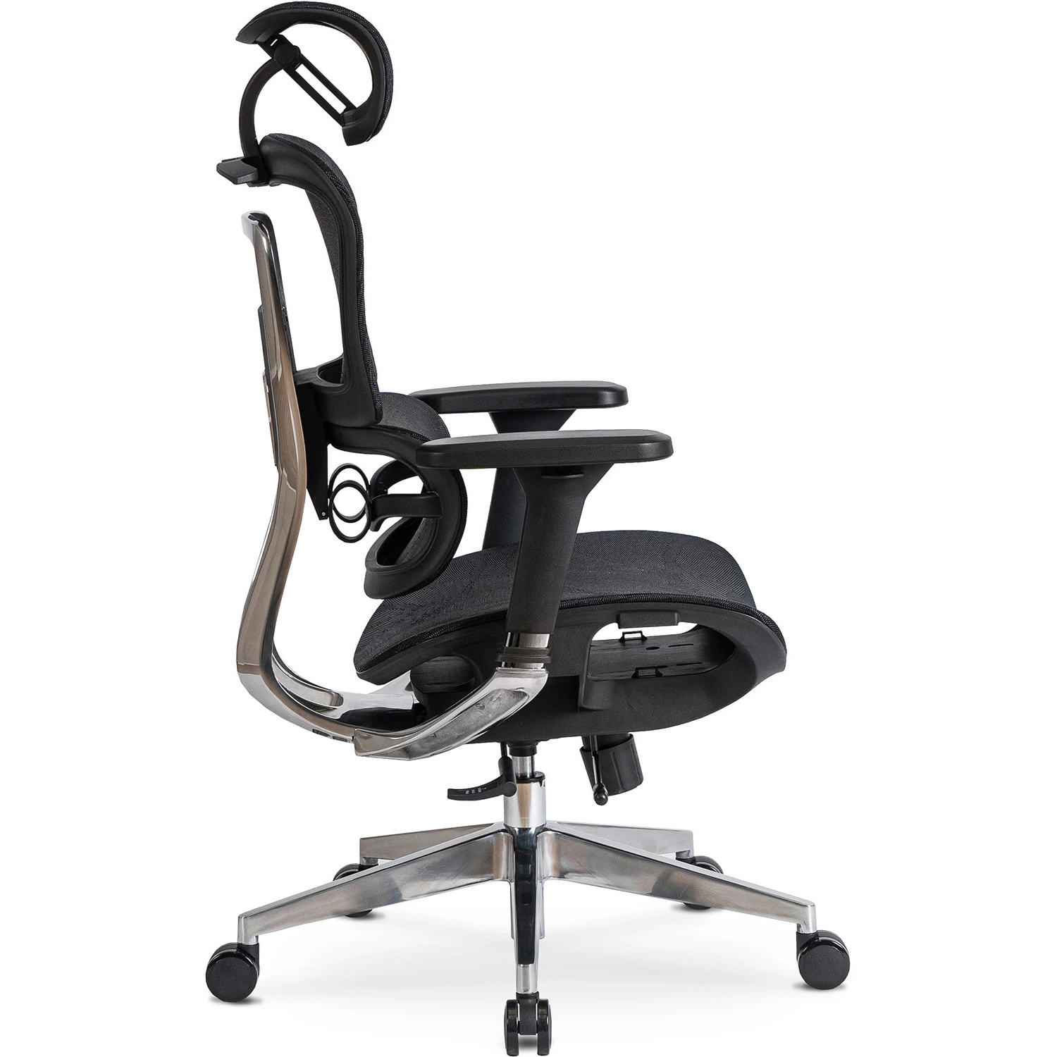 Ergonomické otočné kreslo NINO, čierne