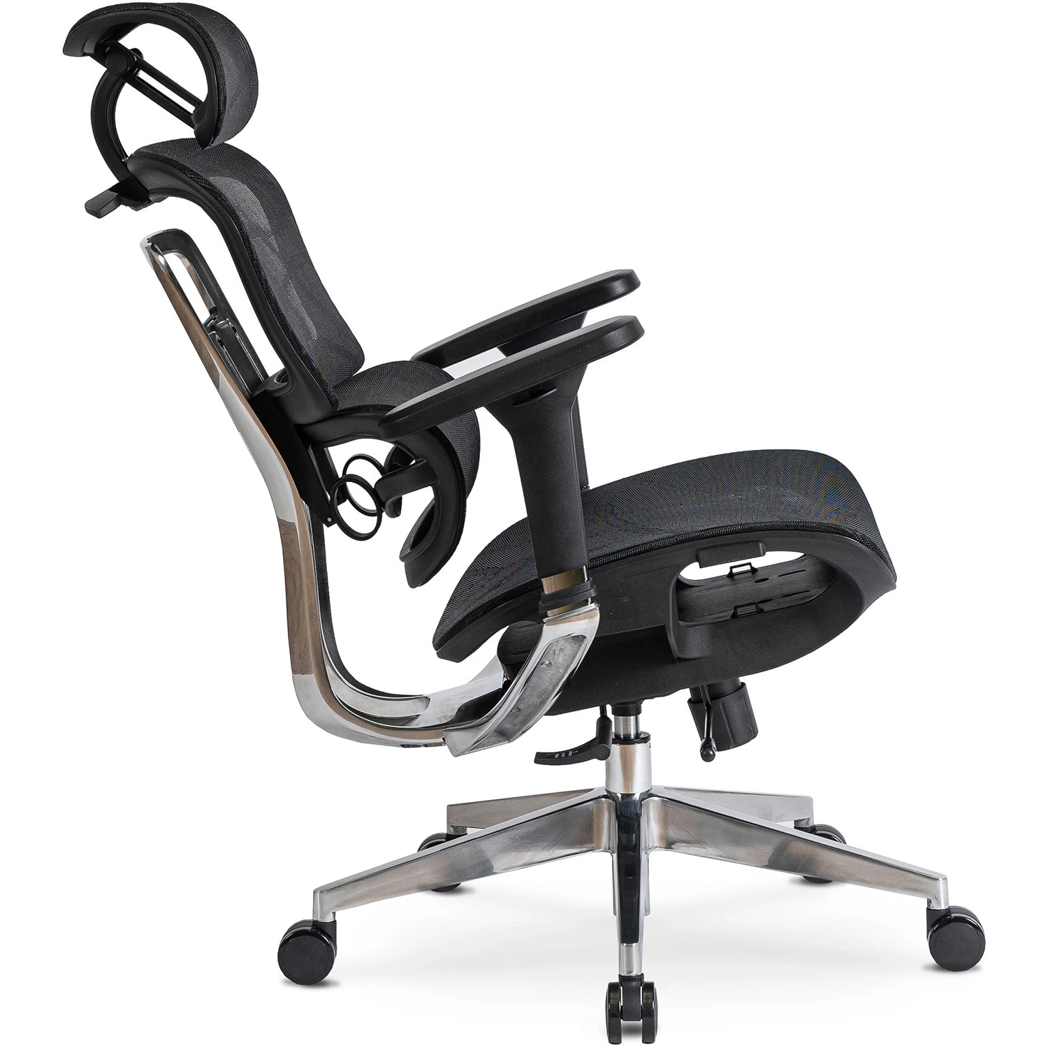 Ergonomické otočné kreslo NINO, čierne