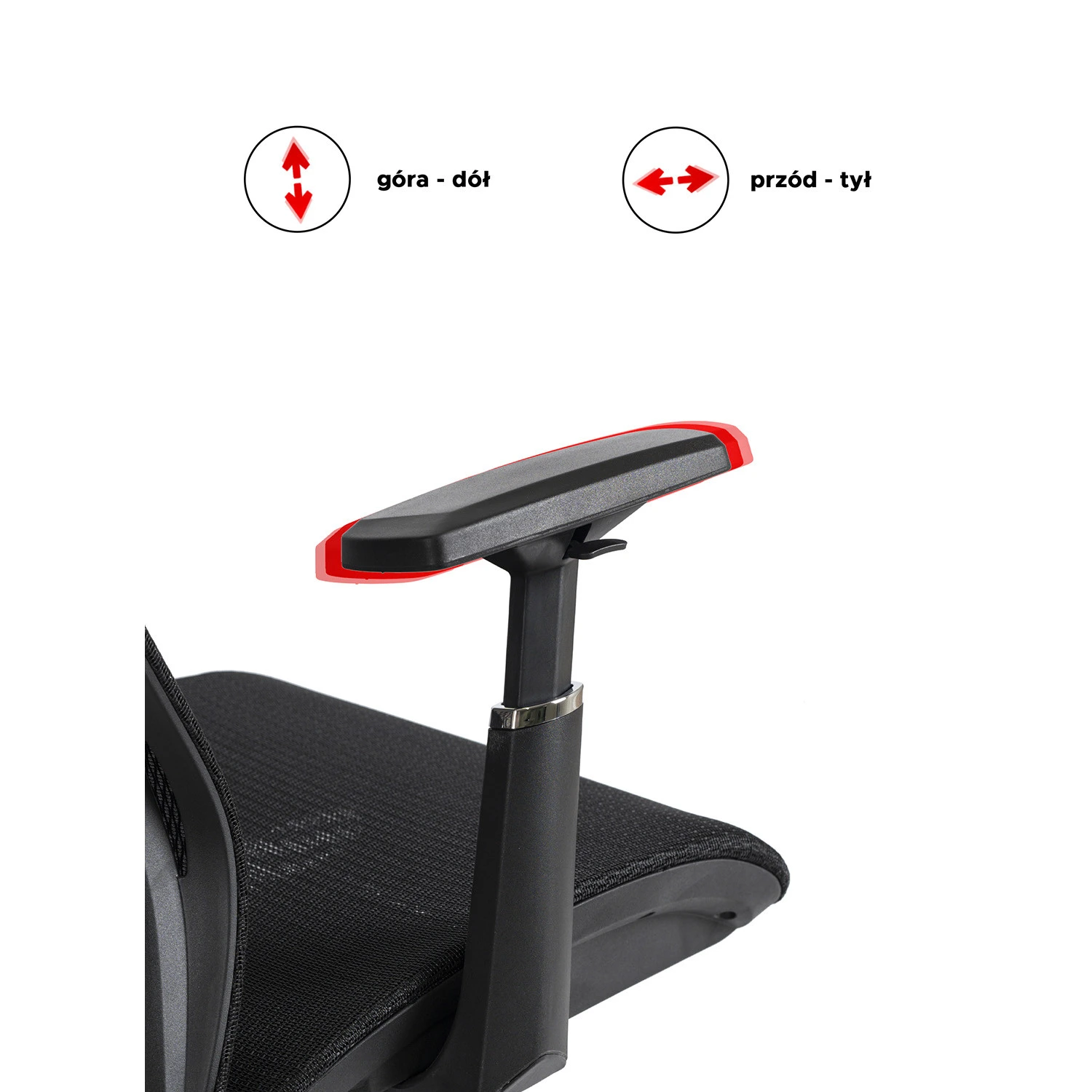 Ergonomické otočné kreslo LITOS, čierne