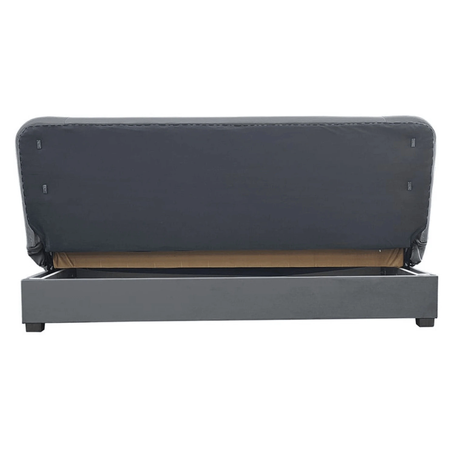 Rozkladacia pohovka PIANO, sivá, velúr