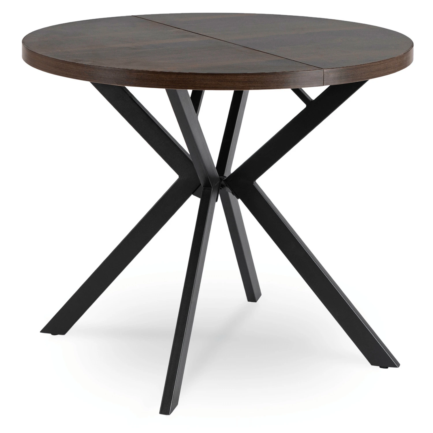 Rozkladací stôl LUGO 90-190 cm, orech/čierny