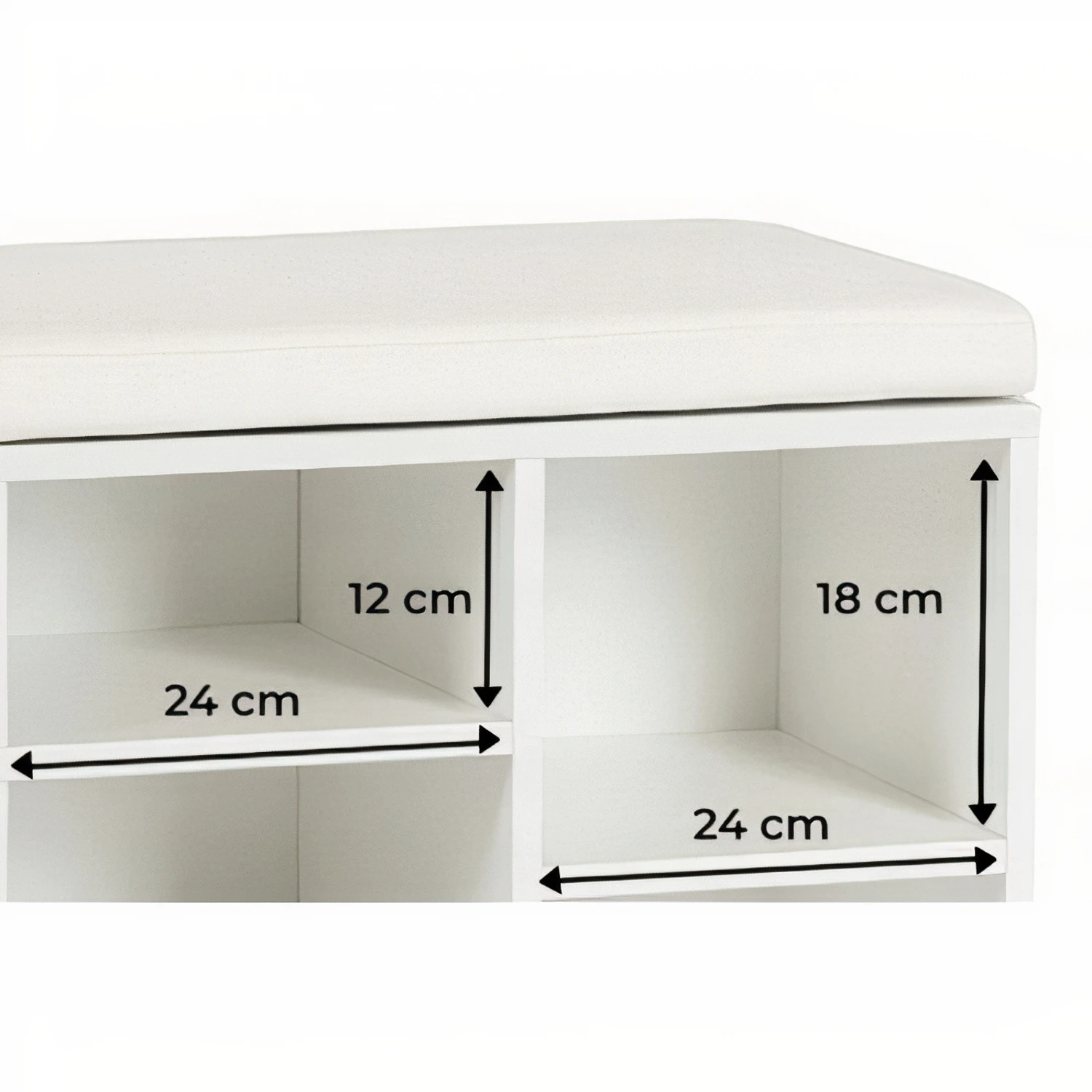 Botník AXEL104 cm, biely