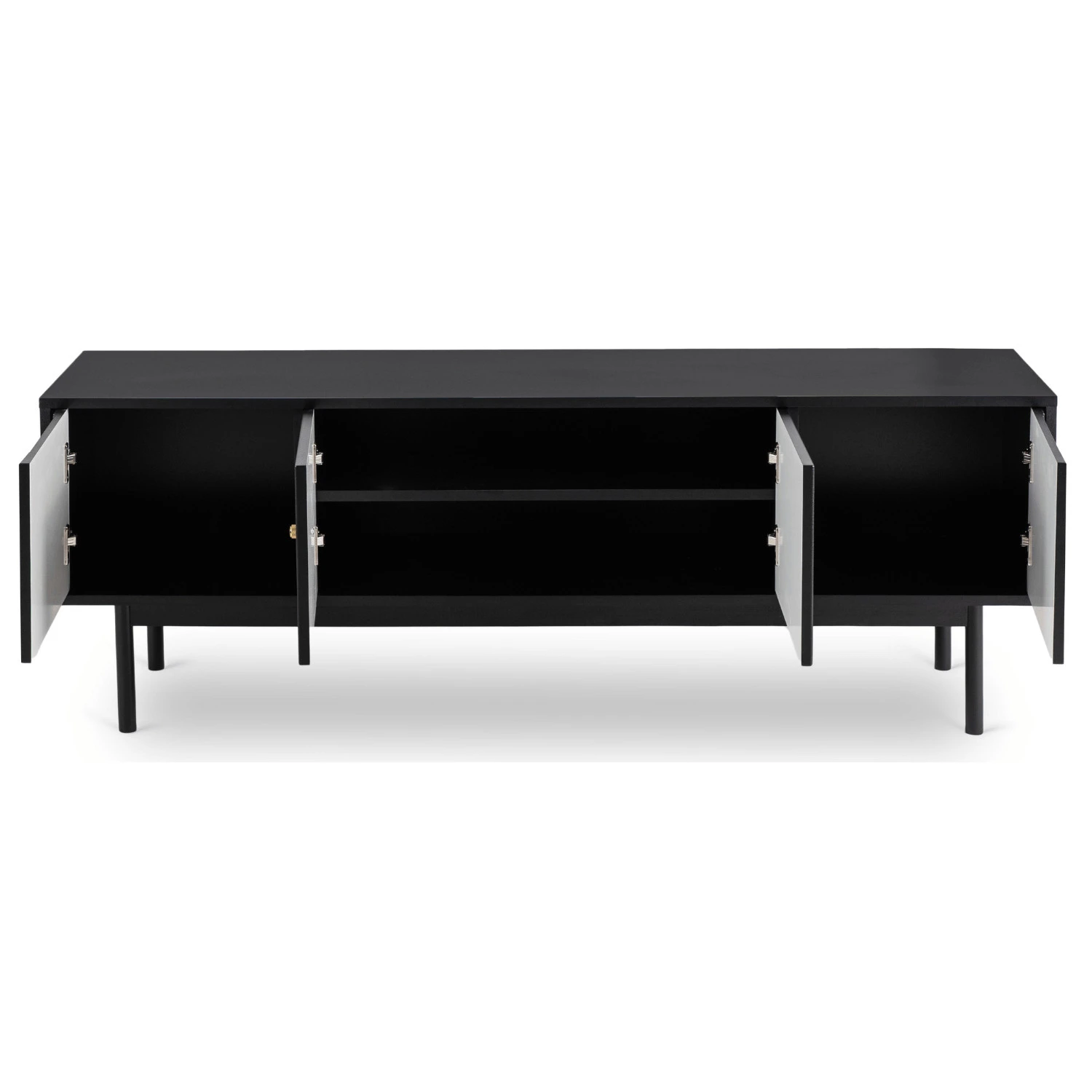 TV skrinka MARLEN 155 cm, čierna