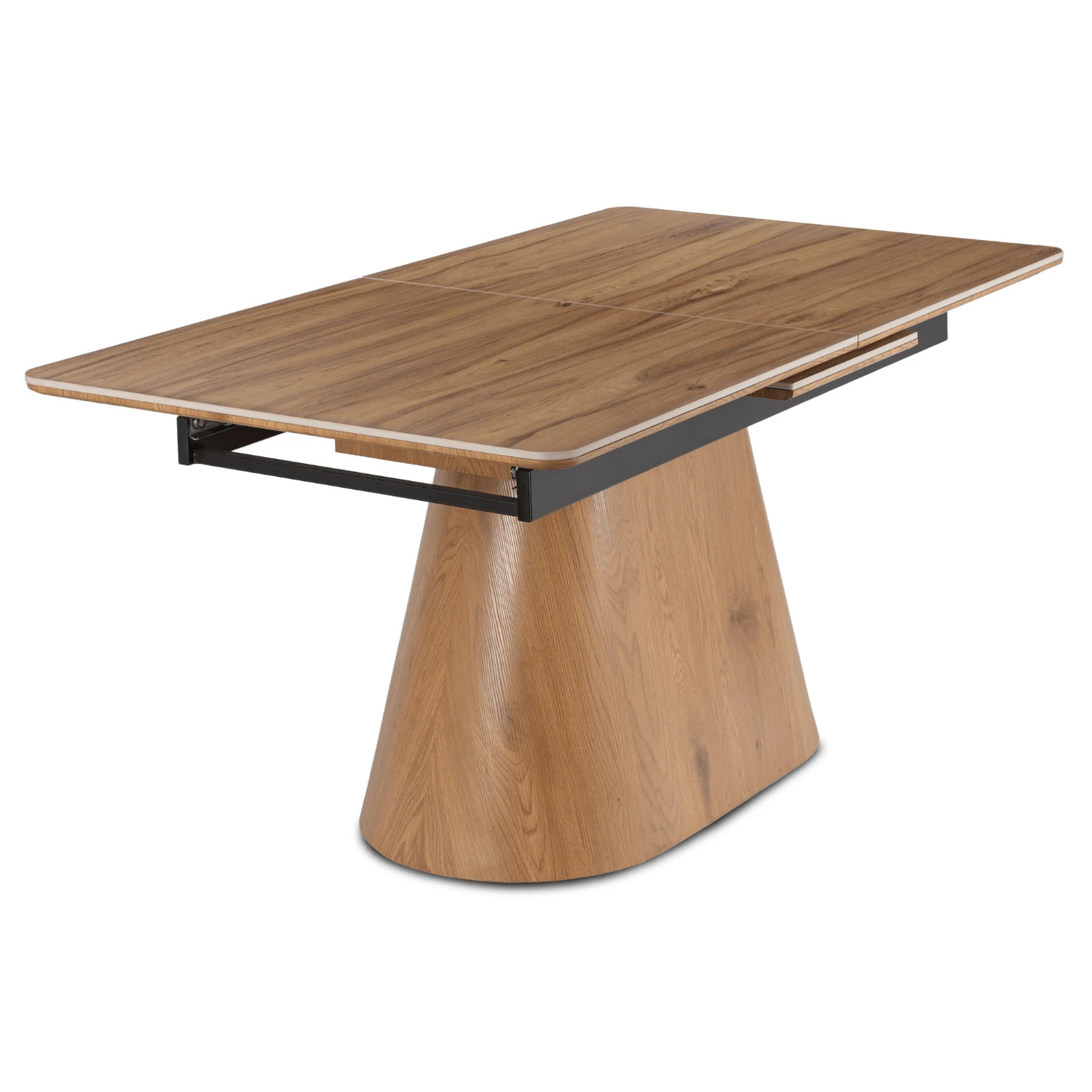 Keramický rozkladací stôl LIZBONA 160-200 cm, dub/dub