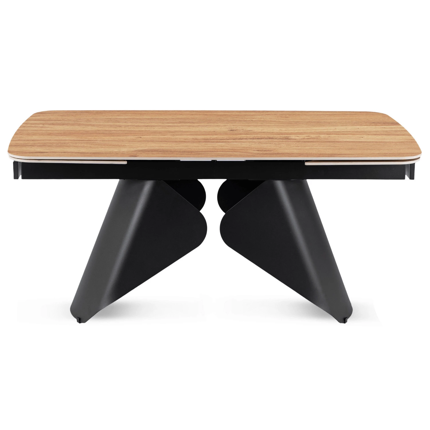 Keramický rozkladací stôl VERONA 160-240 cm, dub/čierny