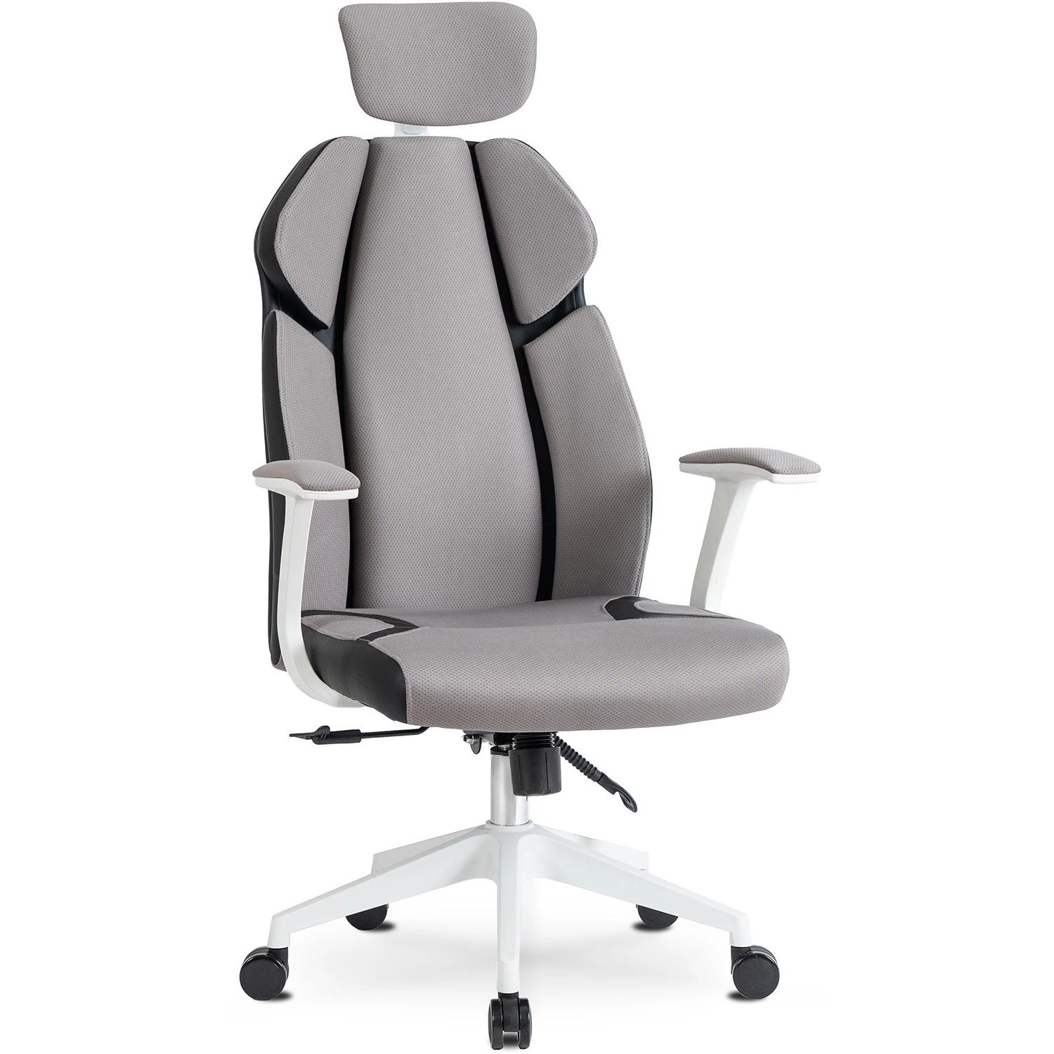 Ergonomické otočné kancelárske kreslo DUNCAN, sivé/čierne