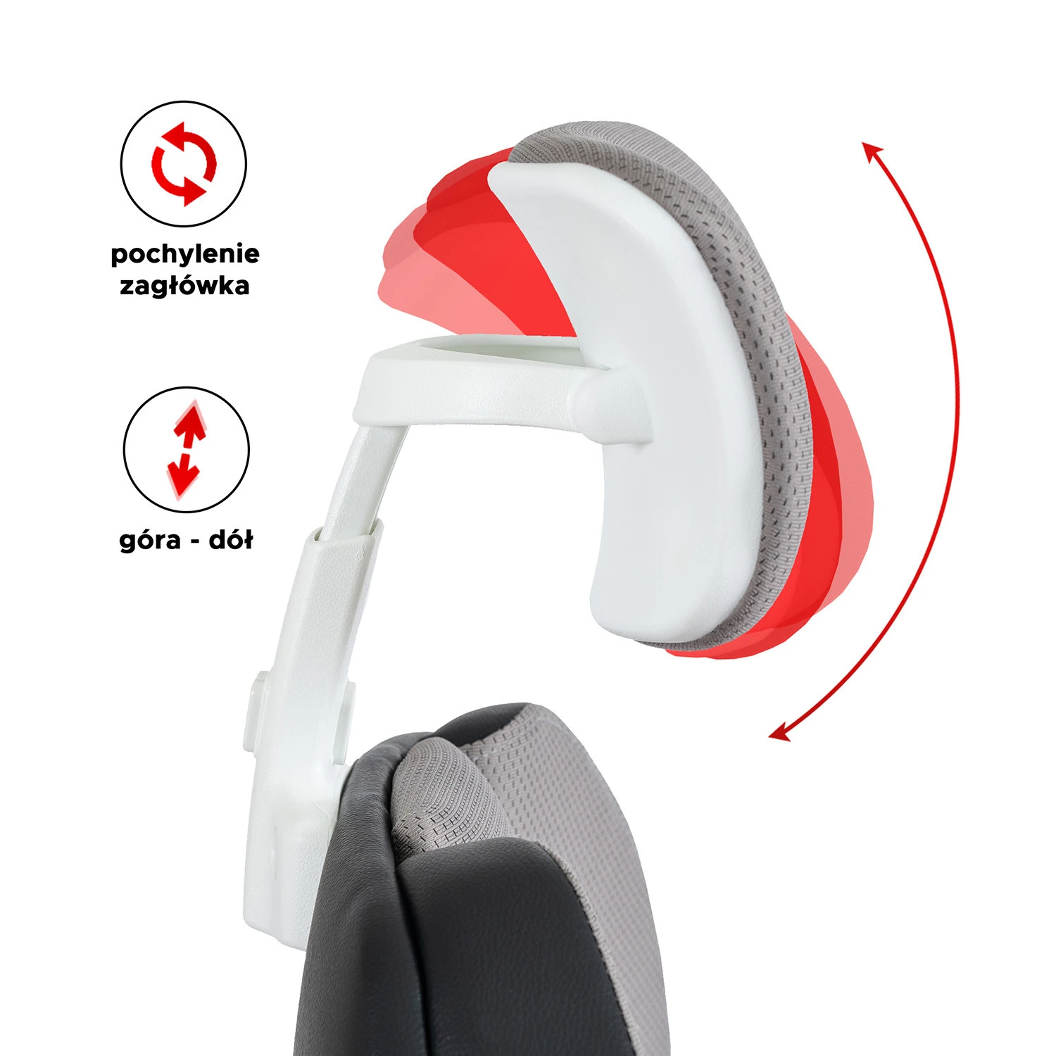 Ergonomické otočné kancelárske kreslo DUNCAN, sivé/čierne