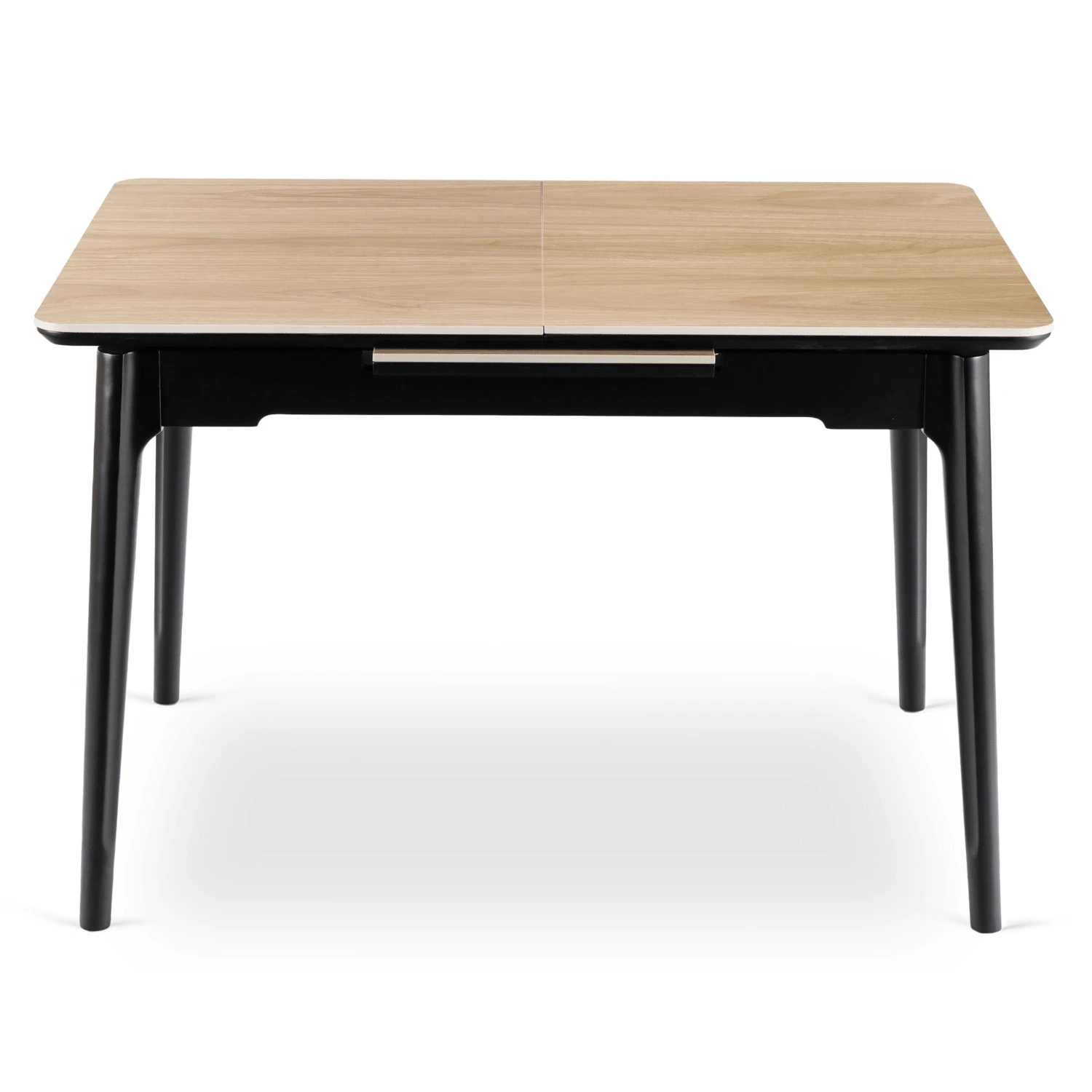 Rozkladací keramický stôl SAMER 138-178 cm, dub/čierny