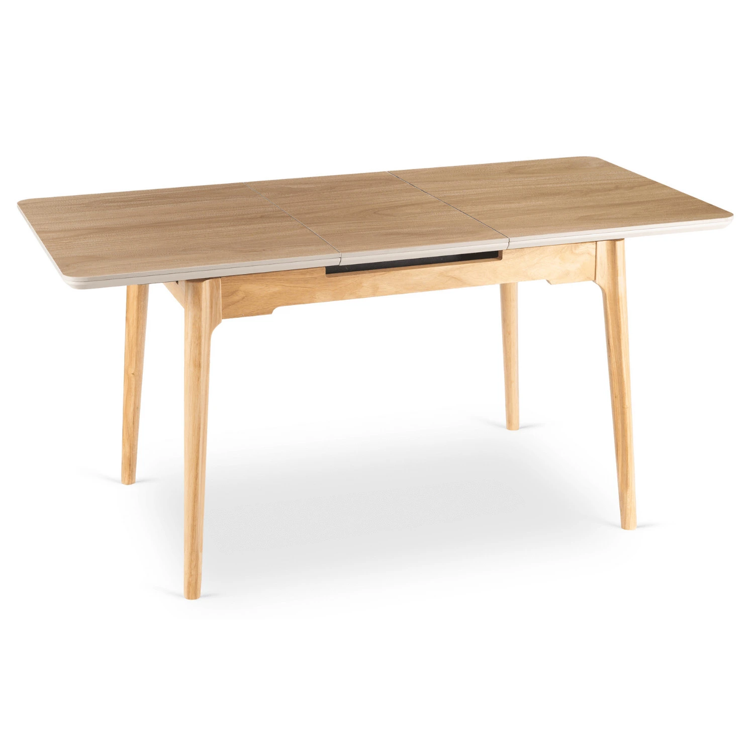 Rozkladací keramický stôl SAMER 120-160 cm, dub