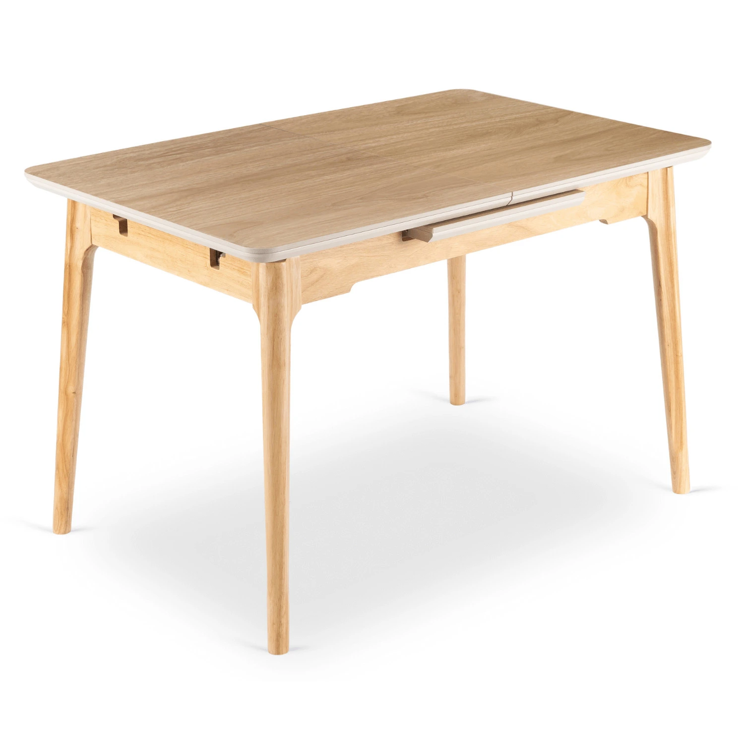 Rozkladací keramický stôl SAMER 120-160 cm, dub