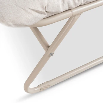Zestaw Mebli Ogrodowych NIKEA Beżowy 2x Fotel Stolik Tarasowy Nowoczesny - obraz 6
