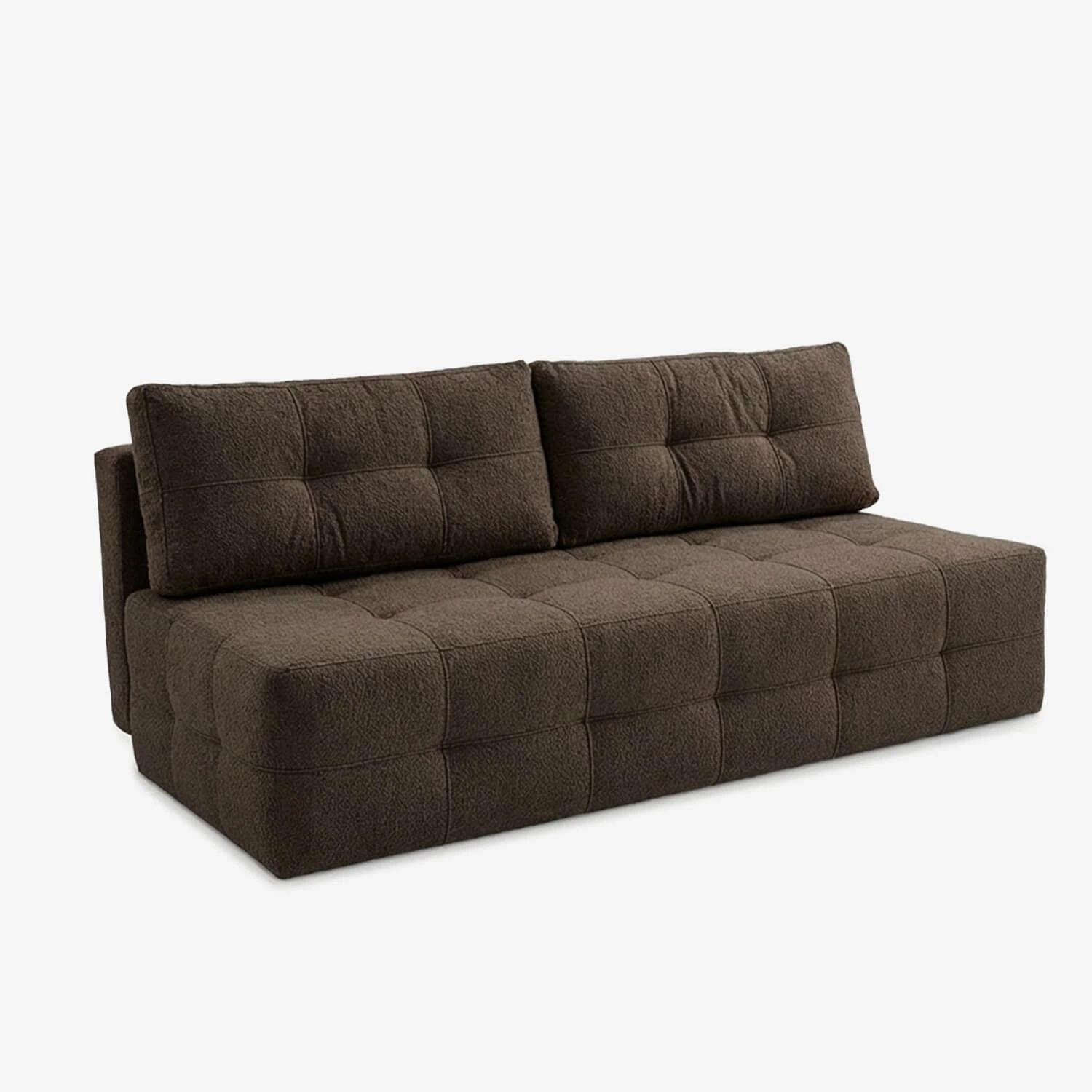Rozkladacia pohovka MORANA, mocca, bouclé
