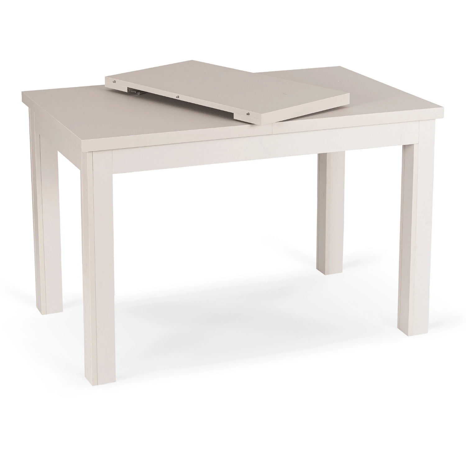 Rozkladací stôl SKUBI 120-160 cm, kašmír