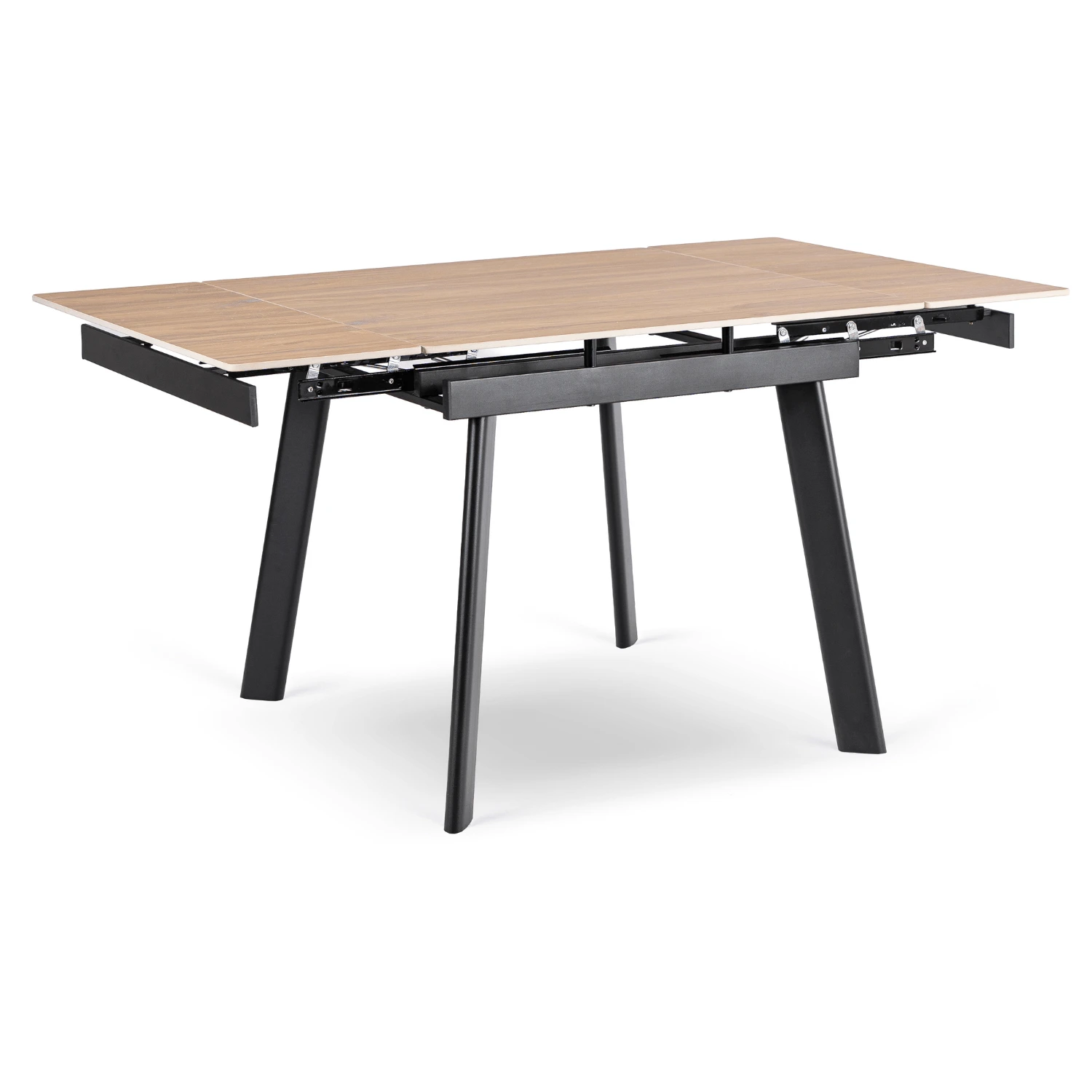 Keramický rozkladací stôl LARES 90-150 cm, dub/čierny