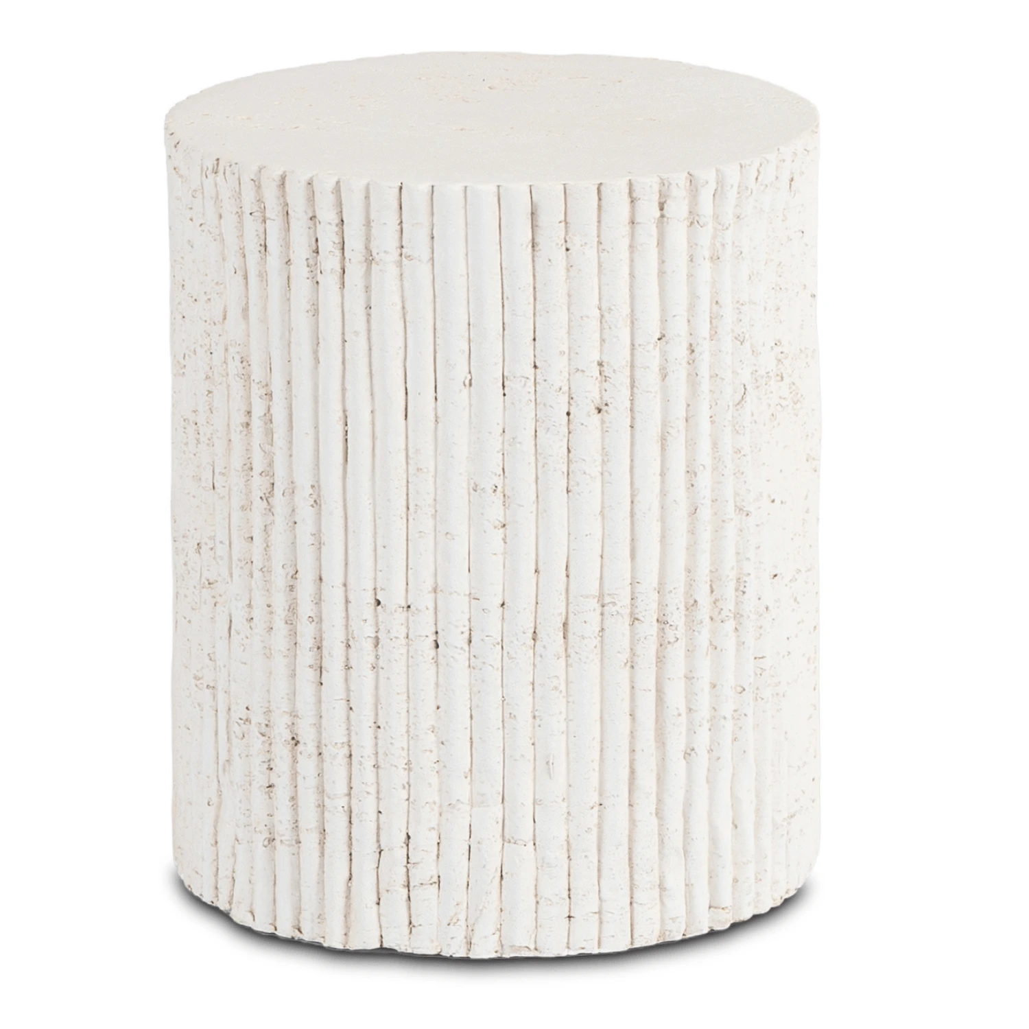 Moderný stolík TIALL 38 cm, krémová/béžová