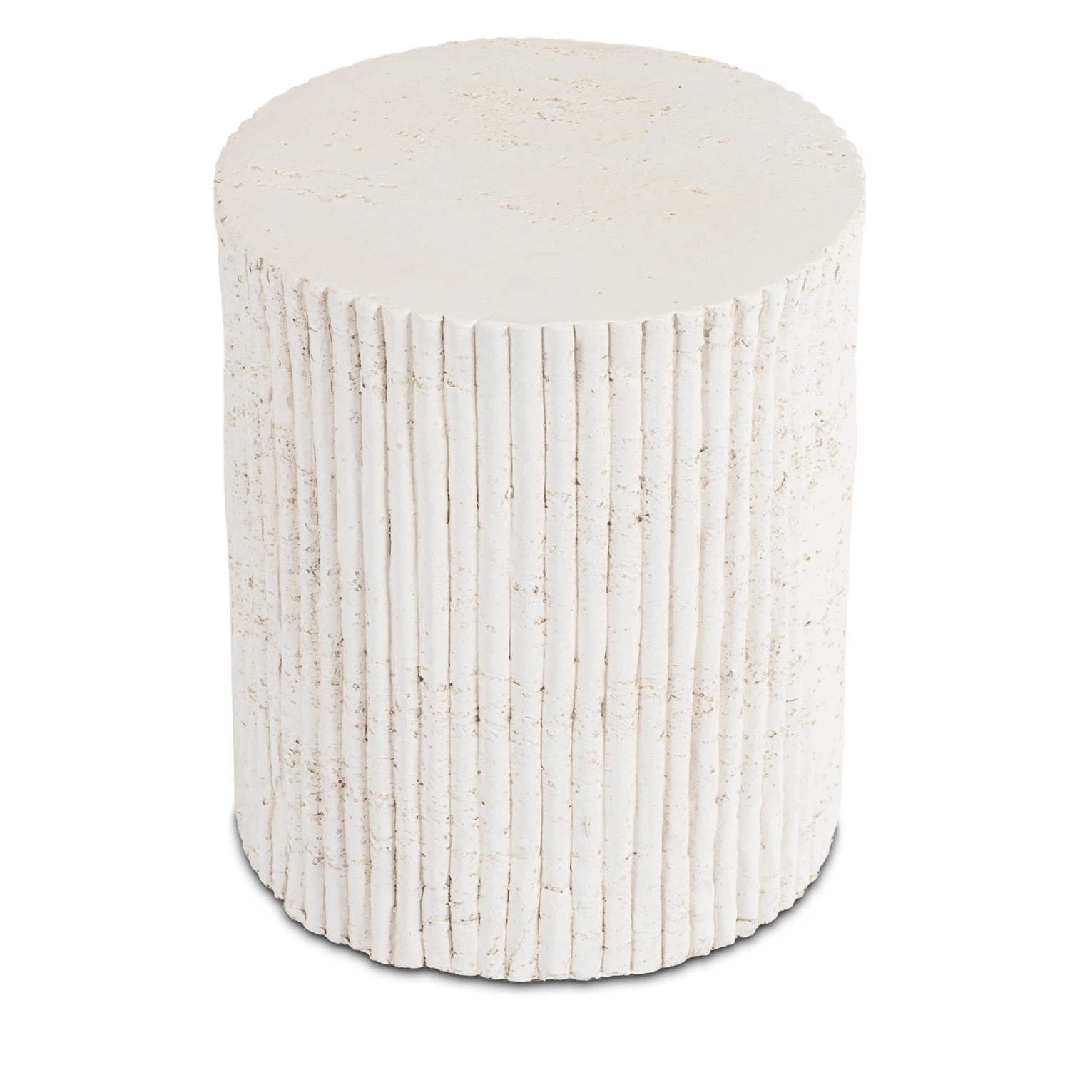 Moderný stolík TIALL 38 cm, krémová/béžová
