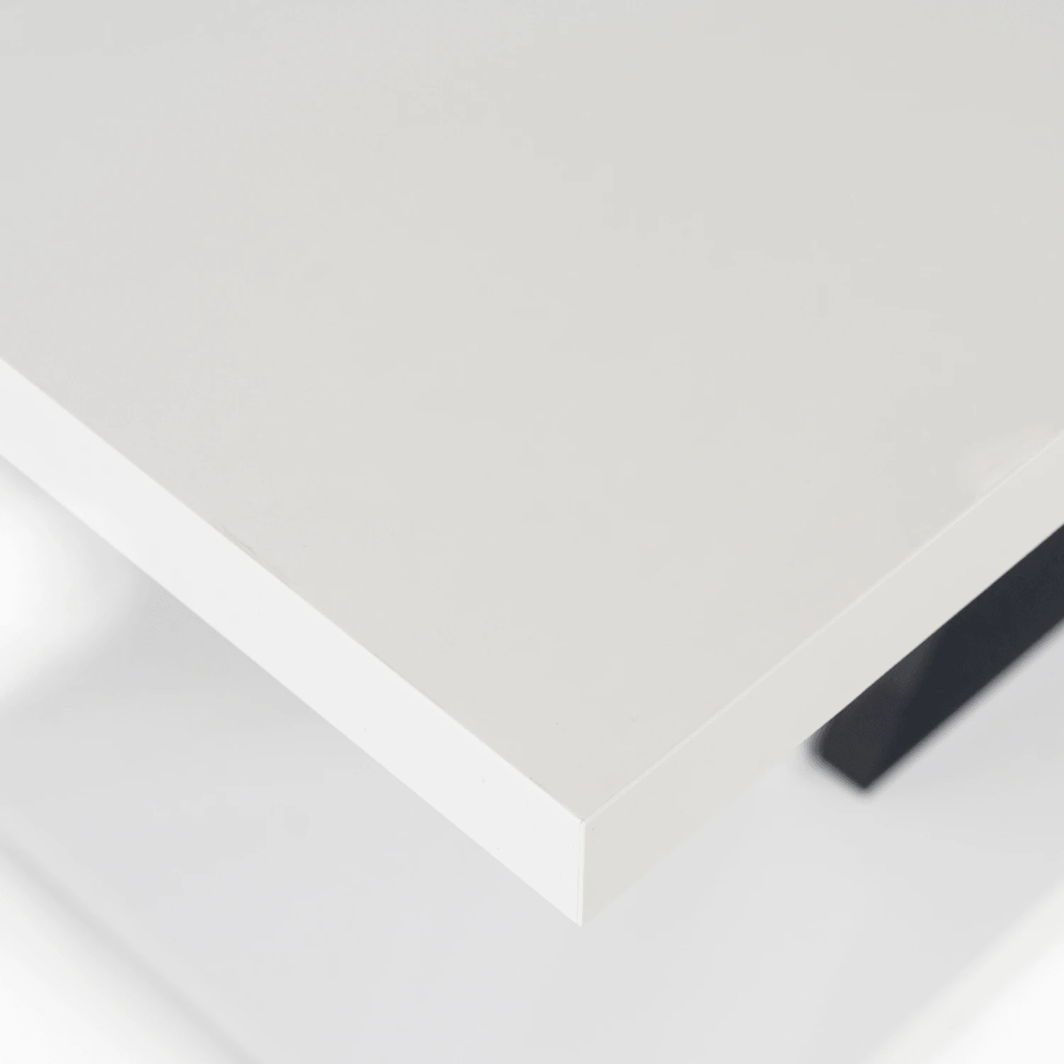 Rozkladací stôl CLARK 120-160 cm, biely/čierny lesk