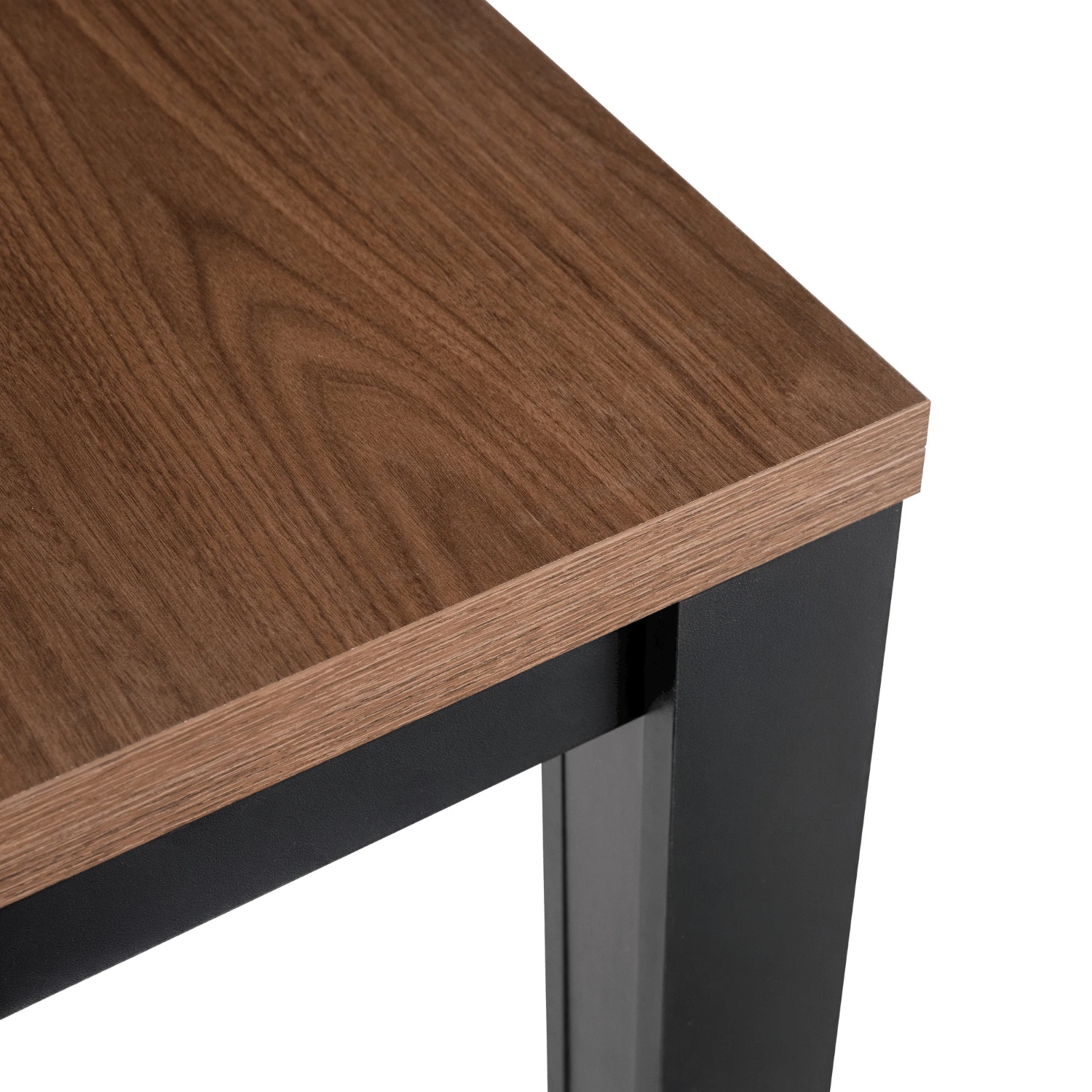 Rozkladací stôl MAX 80-160 cm, orech nice/čierny