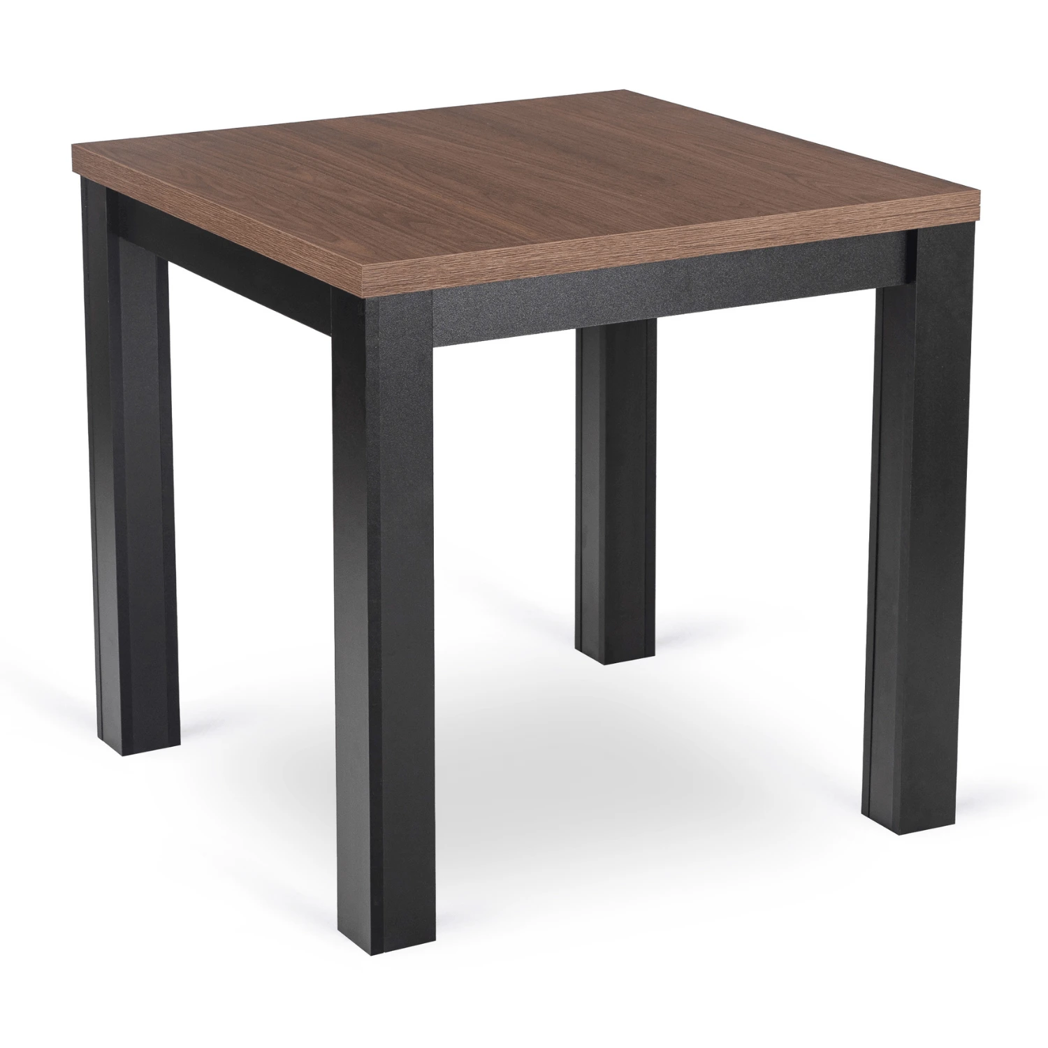 Rozkladací stôl MAX 80-160 cm, orech nice/čierny