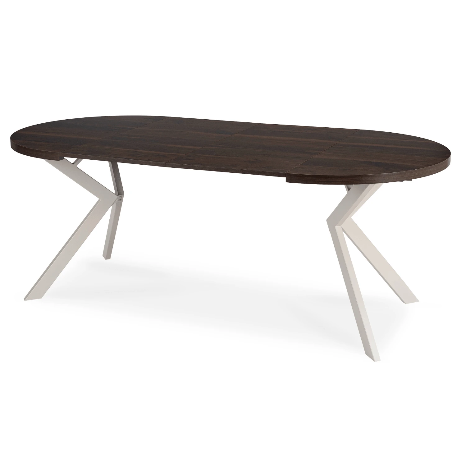 Rozkladací stôl LUGO 90-190 cm, orech/kašmír