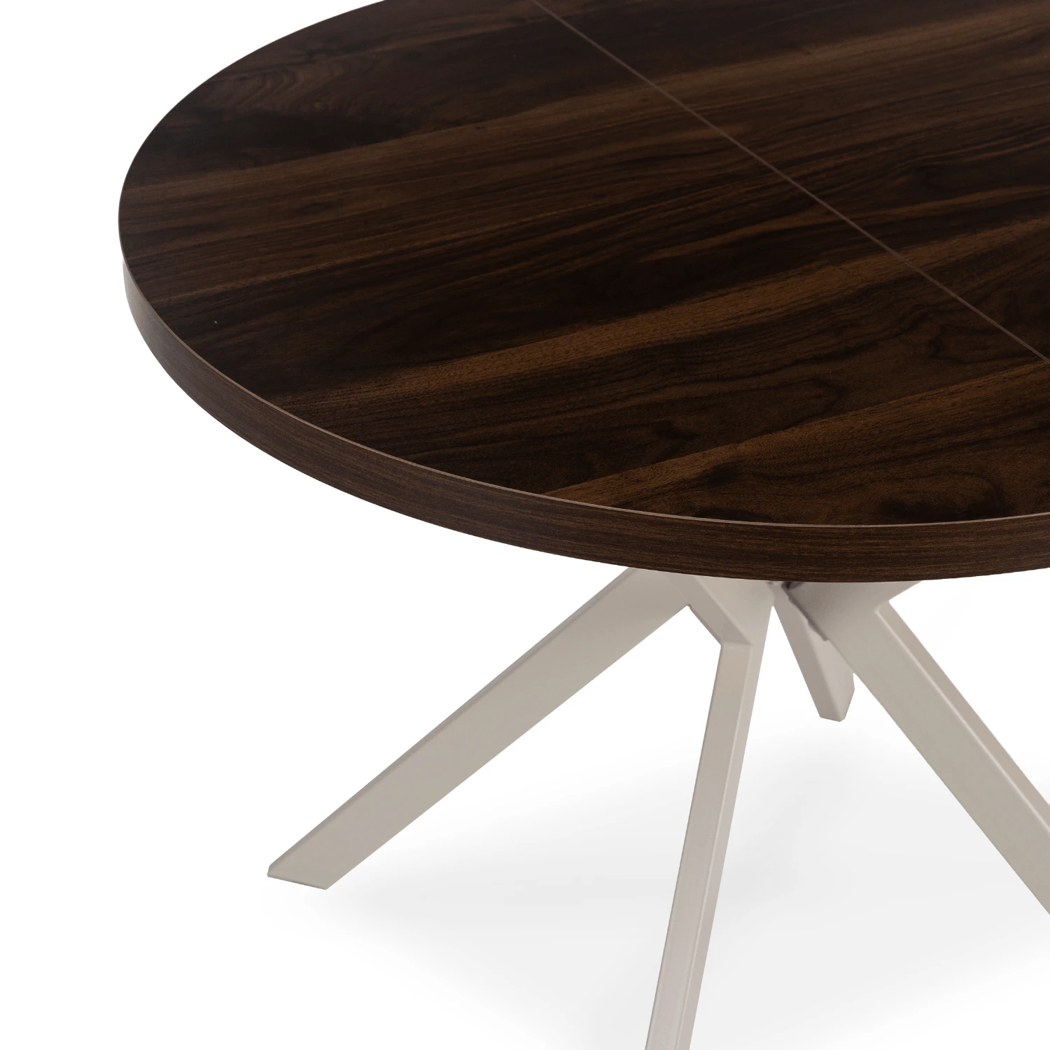 Rozkladací stôl LUGO 90-190 cm, orech/kašmír