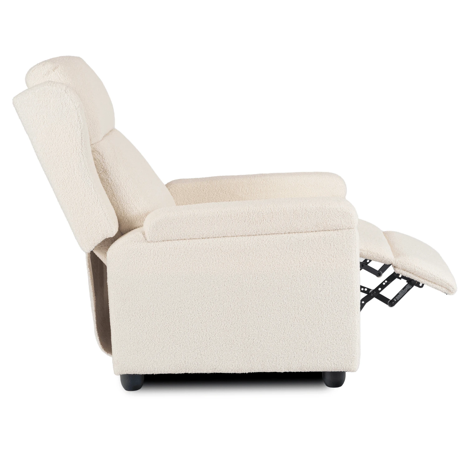 Rozkladacie kreslo SPENCER, krémové, bouclé
