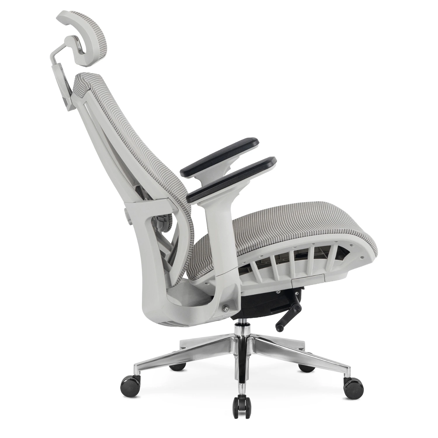 Ergonomické otočné kreslo SKY, sivé