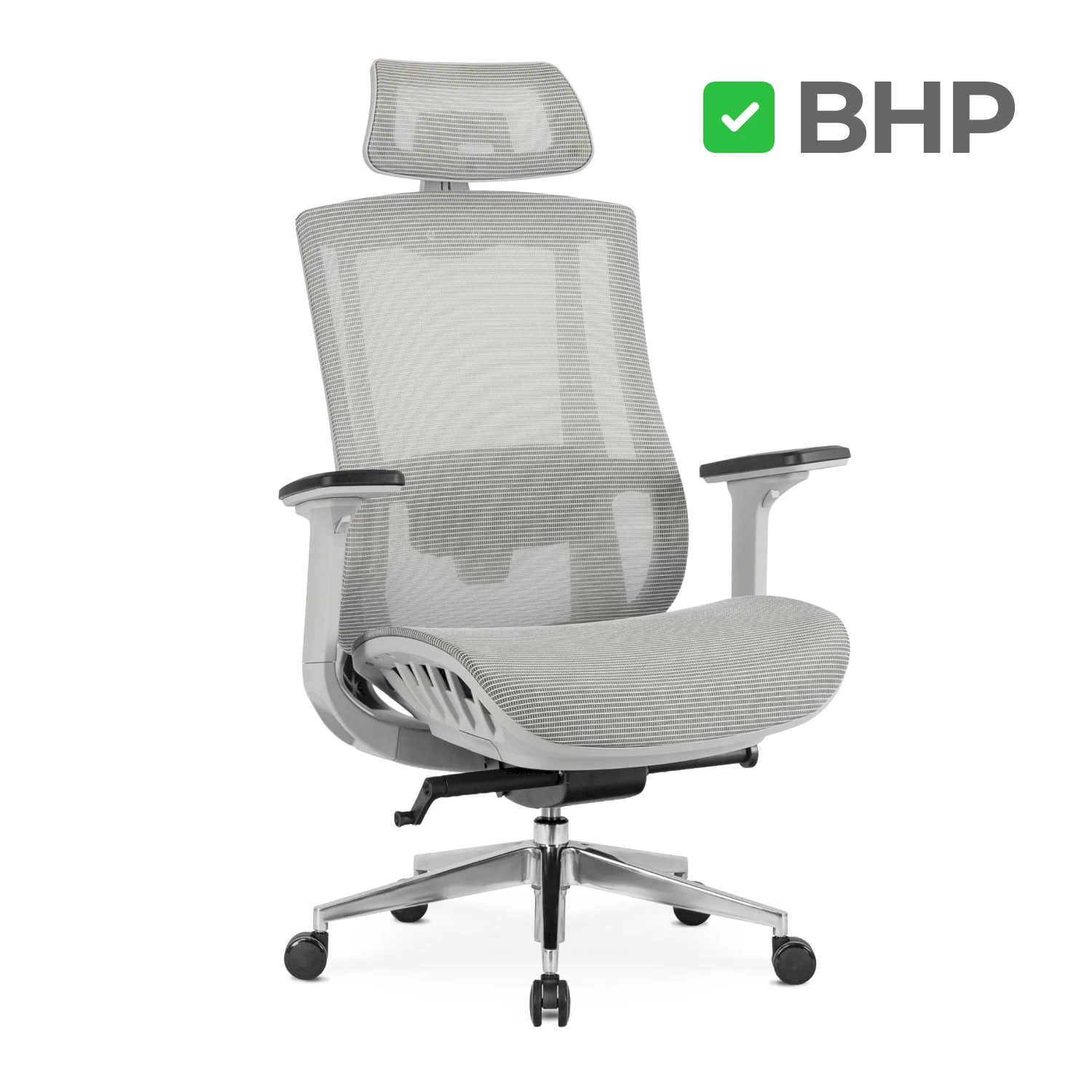 Ergonomické otočné kreslo SKY, sivé