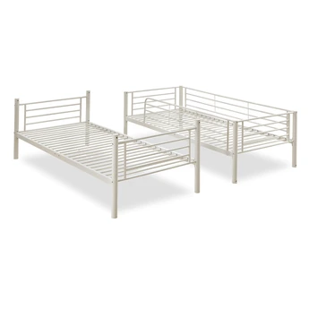 Łóżko Piętrowe Dla Dzieci 90x200 cm RODEZ Metalowe Kaszmir Loft - obraz 4