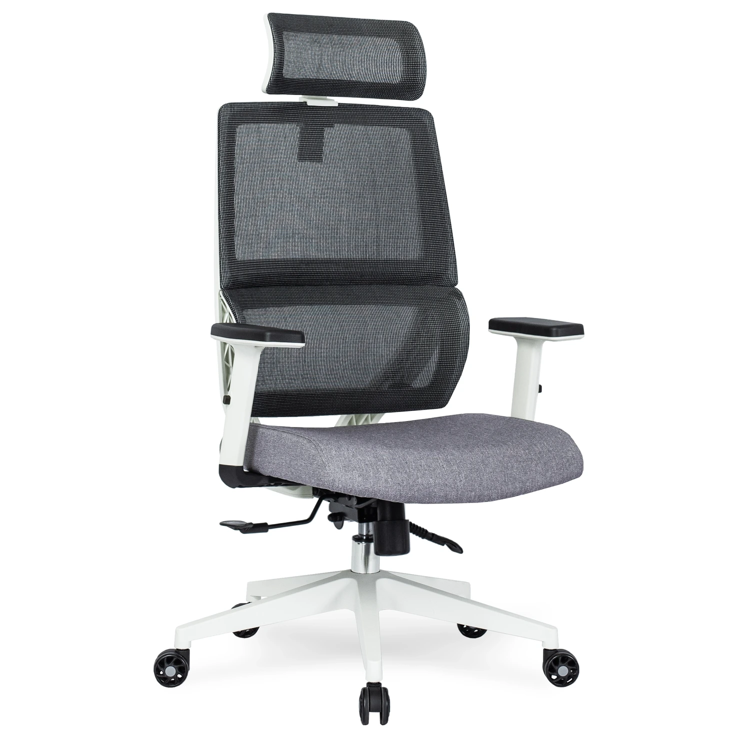 Ergonomické otočné kreslo NICKI, sivé