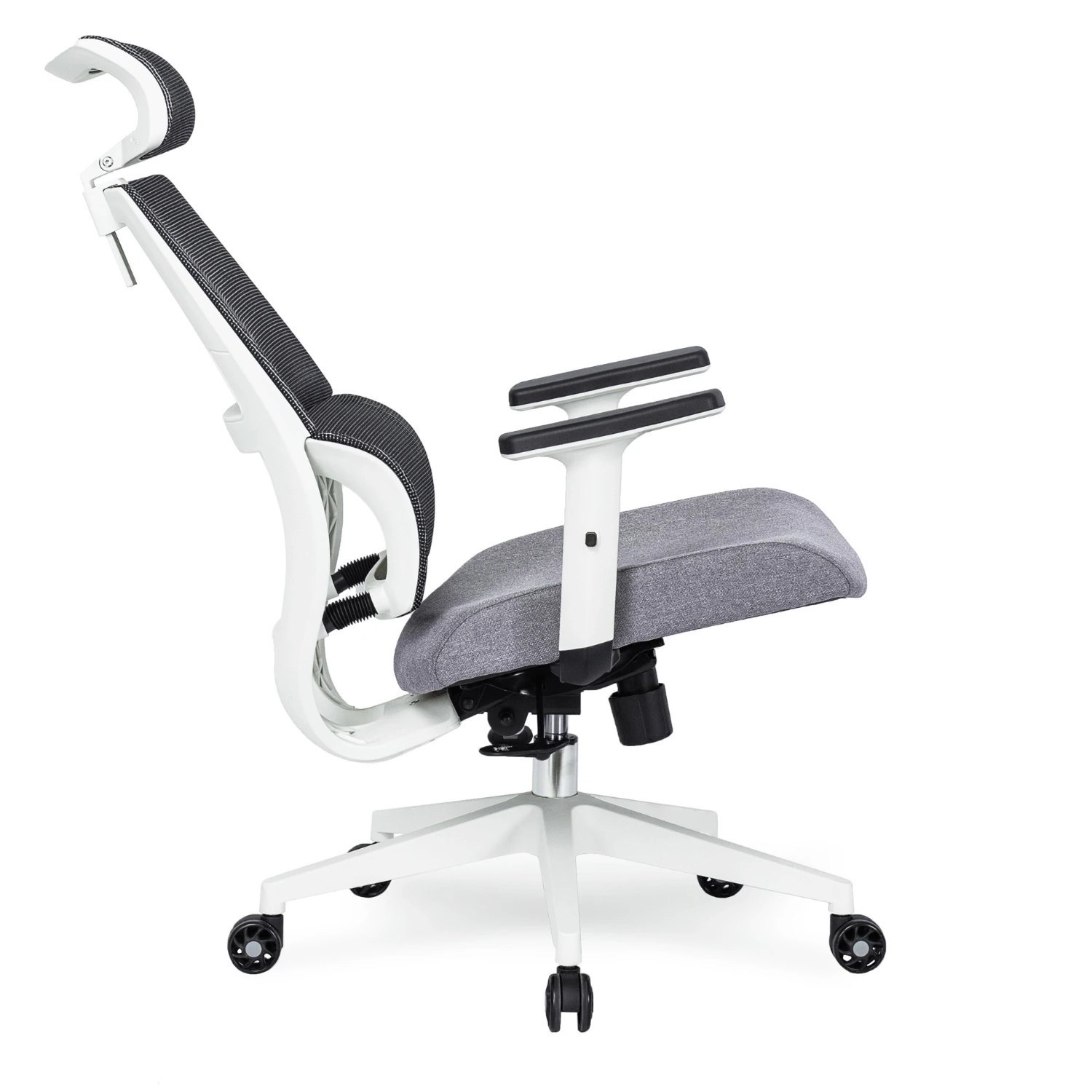 Ergonomické otočné kreslo NICKI, sivé