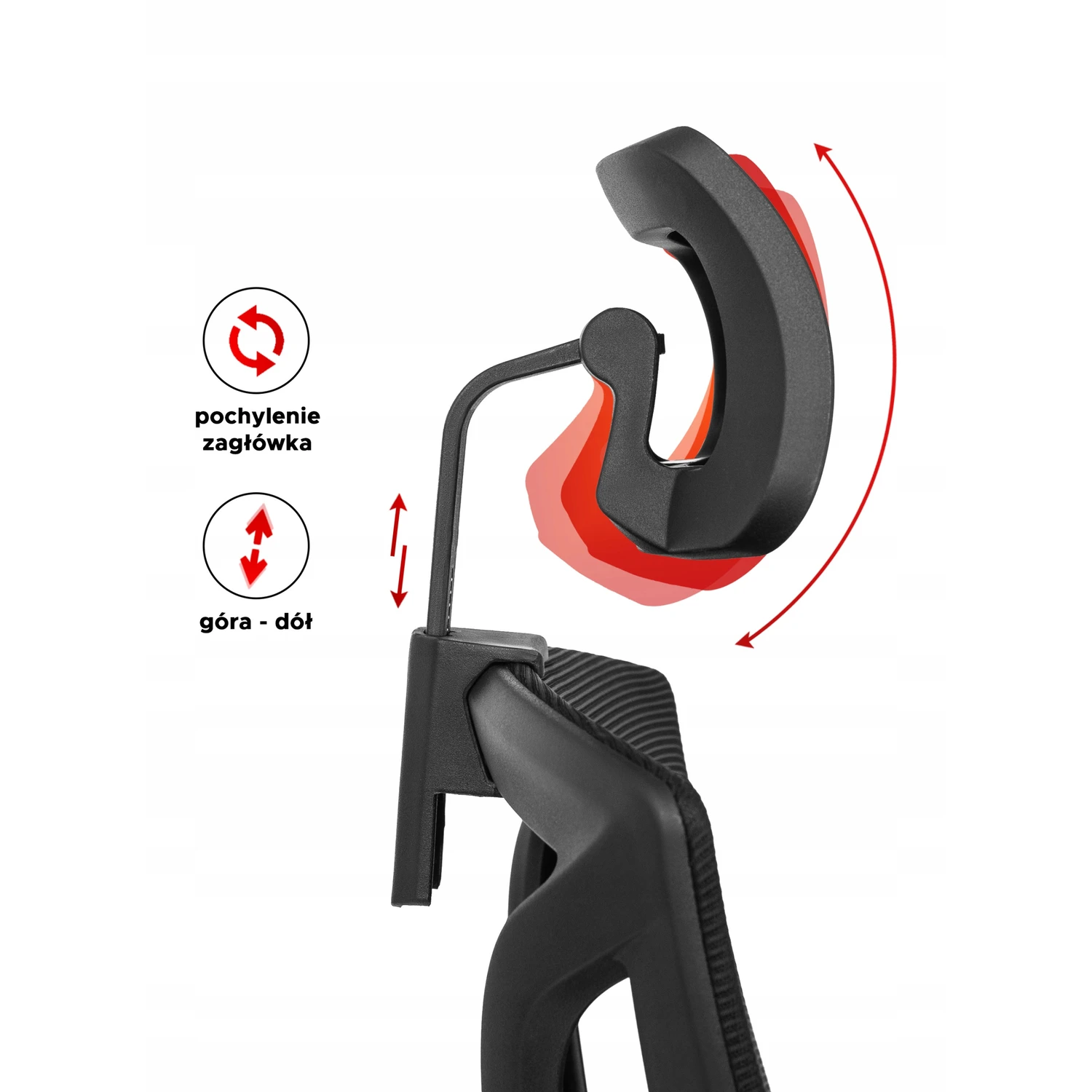 Ergonomické otočné kreslo WILLY, čierne