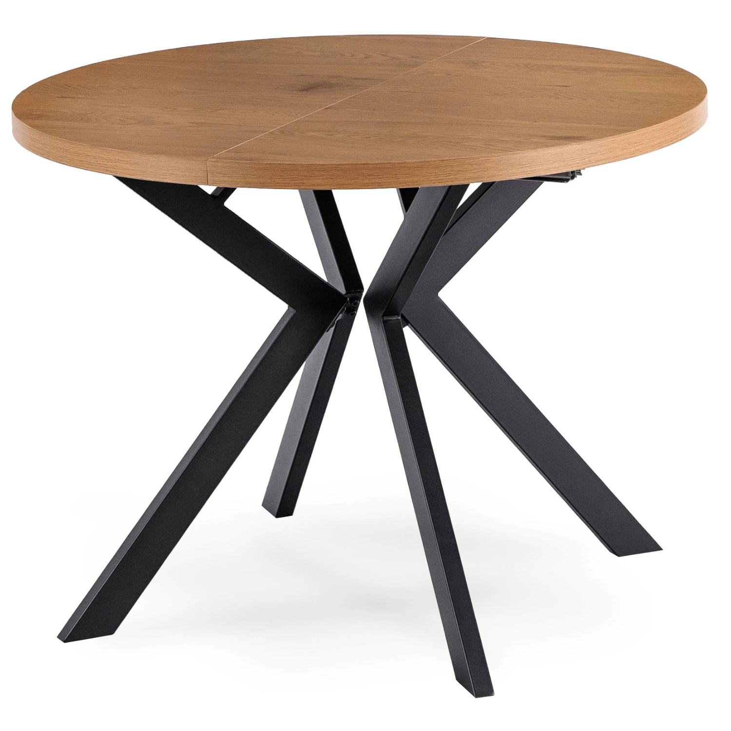 Rozkladací stôl LUKAS 100-250 cm, zlatý dub/čierny