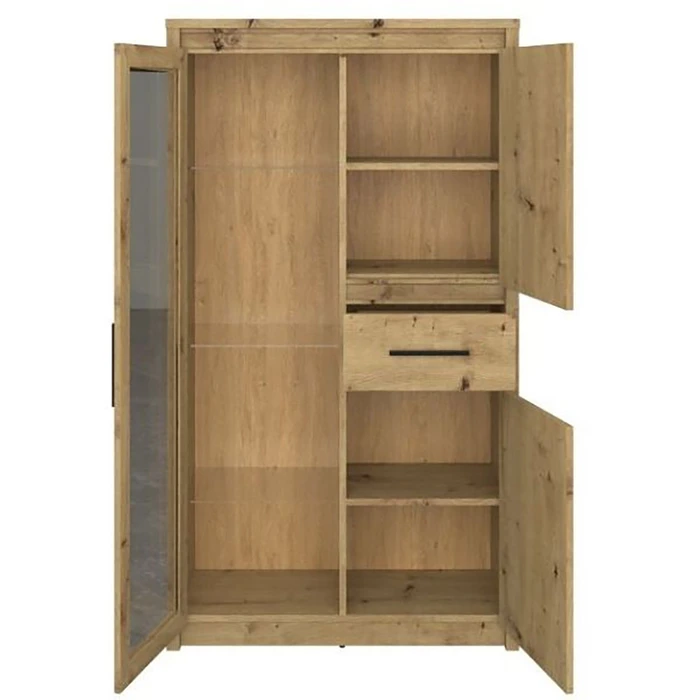 Witryna Niska do Salonu OPIA 85,6 cm Dąb Artisan Nowoczesna